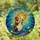 Guinea Pig Lovers' Vibrant Tiffany Stained Glass Guinea Pig Sun Hand Mosaic Blue Teal Gold Pink Jewel Tone Stained Glass Suncatcher - 4