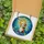 Guinea Pig Lovers' Vibrant Tiffany Stained Glass Guinea Pig Sun Hand Mosaic Blue Teal Gold Pink Jewel Tone Stained Glass Suncatcher - 5