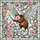Fantasy Art Lovers' Whimsical Flying Opossum Iridescent Pastel Fairy Wing Stained Glass Jewel Tone Mosaic Stained Glass Suncatcher - 7