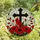 Art & Nature Lovers Vibrant Stained Glass Red Cardinal Poppy Cross Crackle Mosaic Art Stained Glass Suncatcher - hay9n0i4a8