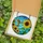 Nature Lovers' Vibrant Tiffany Stained Glass Hummingbird Sunflower Mosaic Blue Teal Orange Green Stained Glass Suncatcher - 5