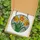 Nature Lovers' Vibrant Tiffany Style Stained Glass Daffodil Floral Mosaic Golden Yellow Fuchsia Emerald Green Stained Glass Suncatcher - 5