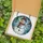 Winter Art Lovers' Glowing Stained Glass Snowman Ice Crystal Mosaic Pattern Stained Glass Suncatcher - 5
