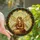 Enchanted Art Admirers Tiffany Style Golden Fairy Holding Gift, Holly Wreath & Glowing Stained Glass Stained Glass Suncatcher - qfvtKKXVcY