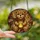 Holiday Decor Lovers' Tiffany Style Stained Glass Teddy Bear Glowing Honey Pot Red Green Jewel Tones Stained Glass Suncatcher - 2