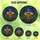 Fantasy Art Lovers' Cosmic Stained Glass Mushroom Galaxy Cap Mystical Forest Jewel Tone Mosaic Stained Glass Suncatcher - PedD1d5sfs