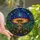 Fantasy Art Lovers' Cosmic Stained Glass Mushroom Galaxy Cap Mystical Forest Jewel Tone Mosaic Stained Glass Suncatcher - rNX03v5BSa