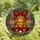 Holiday Art Enthusiasts' Tiffany Stained Glass Christmas Bell Ruby Red Golden Yellow Sapphire Blue Pattern Stained Glass Suncatcher - 4