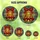 Holiday Art Enthusiasts' Tiffany Stained Glass Christmas Bell Ruby Red Golden Yellow Sapphire Blue Pattern Stained Glass Suncatcher - 6