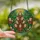 Festive Sloth Lovers' Tiffany Stained Glass Sloth Christmas Tree Jewel Tone Mosaic Stained Glass Suncatcher - 2
