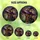 Fantasy Art Lovers' Tiffany Stained Glass Witch Hat House Black Cat Amber Violet Mosaic Stained Glass Suncatcher - fBECZS8mwA