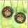 Nature Lovers' Vibrant Stained Glass Mushroom Holly Ornament Golden Glow Mosaic Stained Glass Suncatcher - Azn7NGPYZ6