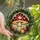 Nature Lovers' Vibrant Stained Glass Mushroom Holly Ornament Golden Glow Mosaic Stained Glass Suncatcher - ykkiJi19_6