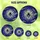 Art Lovers' Stained Glass Stylized Spider Moonlit Night Sky Deep Purple Sapphire Mosaic Stained Glass Suncatcher - kZdCIpmBSu