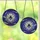 Art Lovers' Stained Glass Stylized Spider Moonlit Night Sky Deep Purple Sapphire Mosaic Stained Glass Suncatcher - wRinFmqaFY
