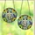 Nature Lovers' Jewel Tone Stained Glass Opossum Floral Garden Mosaic Art Stained Glass Suncatcher - 9YbMe6ZS__