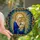 Stained Glass Art Fans' Intricate Tiffany Style Virgin Mary Baby Jesus Radiant Mosaic Stained Glass Suncatcher - 1