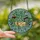 Women's Tiffany Stained Glass Succulent Berry Floral Planter Emerald Ruby Teal Dew Drops Stained Glass Suncatcher - NjCuyA9dKd
