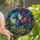 Great Dane Lovers' Vibrant Tiffany Stained Glass Dog Mosaic Geometric Floral Blues Reds Greens Art Stained Glass Suncatcher - VgOqPfQlMO