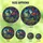 Great Dane Lovers' Vibrant Tiffany Stained Glass Dog Mosaic Geometric Floral Blues Reds Greens Art Stained Glass Suncatcher - YLK4h-Cgut