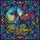 Great Dane Lovers' Vibrant Tiffany Stained Glass Dog Mosaic Geometric Floral Blues Reds Greens Art Stained Glass Suncatcher - 7