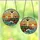 Lighthouse Lovers' Vibrant Tiffany Stained Glass Seascape Art Blue Yellow Orange Jewel Tones Stained Glass Suncatcher - 3