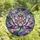 Art Lovers' Full Frame Tiffany Stained Glass Lotus Bloom Violet Emerald Gold Intricate Pattern Stained Glass Suncatcher - 4