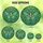 Nature Lovers' Tiffany Stained Glass Luna Moth Teal Aqua Emerald Green Foliage Eye Spot Pattern Stained Glass Suncatcher - 6