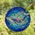 Nature Lover's Tiffany Stained Glass Whale Cherry Blossom Swirling Ocean Mosaic Jewel Tone Blues Stained Glass Suncatcher - NC_jsRYa-H