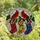 Holiday Enthusiasts' Tiffany Style Stained Glass Ruby Cardinals Holly Berries Christmas Stockings Intricate Mosaic Stained Glass Suncatcher - QTdfEZoREI