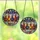 Holiday Chicken Lovers' Tiffany Style Stained Glass Winter Chickens, Knitted Hats Sweaters, Glowing Snowflake Jingle Bells Stained Glass Suncatcher - 3