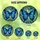 Nature Lovers' Tiffany Stained Glass Morpho Butterfly Electric Blue Cobalt Aqua Jewel Tones Intricate Mosaic Pattern Stained Glass Suncatcher - 6