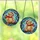 Holiday Enthusiasts' Cute Smiling Teddy Bear Stained Glass Mosaic with Multi-Colored Christmas Lights and Frosted Winter Sky Stained Glass Suncatcher - 8o9OpG9S07