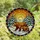 Nature Lovers' Intricate Tiffany Stained Glass Bear & Cub Snowy Forest Amber Glow Stained Glass Suncatcher - K2U8a70Tp6