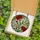 Floral Art Lovers' Vibrant Crimson Green Carnation Stained Glass Tiffany Mosaic Pattern Stained Glass Suncatcher - 5