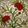 Floral Art Lovers' Vibrant Crimson Green Carnation Stained Glass Tiffany Mosaic Pattern Stained Glass Suncatcher - 7