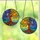 Art Lovers' Tiffany Style Tree of Life Day Night Sapphire Blue Yellow Orange Mosaic Stained Glass Suncatcher - 3