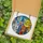 Cat Lovers' Intricate Stained Glass Jewel Tone Yellow Orange Lavender Cats Peeking Urban Mosaic Stained Glass Suncatcher - 5