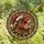 Festive Animal Lovers' Jovial Hippo Christmas Lights Stained Glass Snowflake Mosaic Jewel Tones Stained Glass Suncatcher - 4