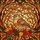 Nature Lovers' Intricate Tiffany-Style Stained Glass Songbird & Autumn Leaves Mosaic Amber Cream Terracotta Emerald Jewel Tones Stained Glass Suncatcher - 7