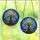 Halloween Mystics' Tiffany Style Gnarled Tree, Luminous Blue Canopy, Glowing Jack-O-Lanterns, Celestial Mosaic Stained Glass Suncatcher - 3