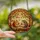 Nature Lovers' Intricate Tiffany Stained Glass Squirrel Hedgehog Red Apples Autumn Forest Mosaic Amber Deep Red Green Stained Glass Suncatcher - 2