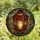 Winter Art Enthusiasts' Glowing Stained Glass Lantern Poinsettia Holly Mosaic Jewel Tones Stained Glass Suncatcher - 4