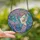 Mermaid Enthusiasts' Tiffany Style Stained Glass Ocean Fantasy Pink Purple Blue Jewel Tones Stained Glass Suncatcher - 2