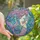 Mermaid Enthusiasts' Tiffany Style Stained Glass Ocean Fantasy Pink Purple Blue Jewel Tones Stained Glass Suncatcher - 1