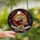Art Lovers' Intricate Tiffany Stained Glass Skeleton Reading Book Celestial Nebula Mosaic in Jewel Tones Stained Glass Suncatcher - 2
