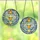 Art Enthusiast's Tiffany Style Stained Glass Geometric Triangle Stack Ethereal Sky Jewel Tones Stained Glass Suncatcher - 3