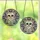 Halloween Enthusiasts' Tiffany Stained Glass Mummy Cat Mosaic Celestial Opal Pink Black Pattern Stained Glass Suncatcher - 3
