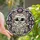 Halloween Enthusiasts' Tiffany Stained Glass Mummy Cat Mosaic Celestial Opal Pink Black Pattern Stained Glass Suncatcher - 1