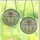 Nature Lovers' Vibrant Tiffany Stained Glass Ornate Beetle Floral Mosaic Blue Peach Pink Stained Glass Suncatcher - 3